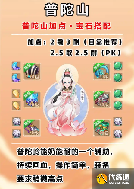 梦幻西游手游普陀山加点方案推荐2