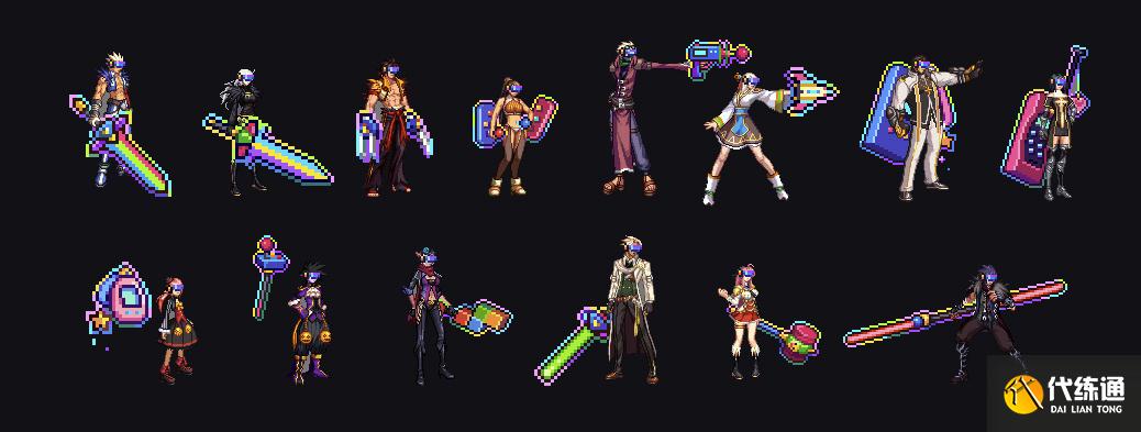 装扮△△伤害字体△△光环动效△△表情包△以上就是关于dnf像素勇士