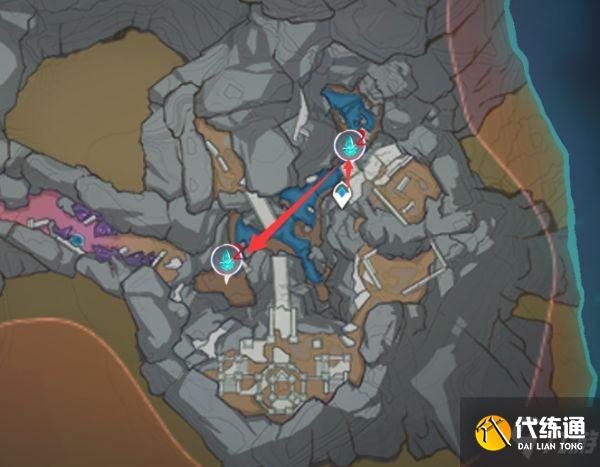 原神层岩巨渊水晶矿石采集线路